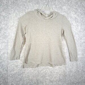 Jack by BB Dakota Women's Long Sleeve Hooded Top Gray Size XS